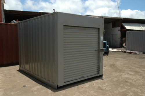 10' Used Refurbished Container with 6' Roll Up Door